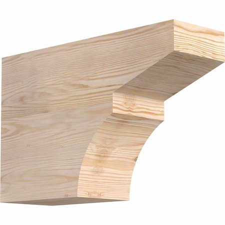 Ekena Millwork Monterey Smooth Rafter Tail, Douglas Fir, 5 1/2"W x 12"H x 18"L RFT06X12X18MON00SDF